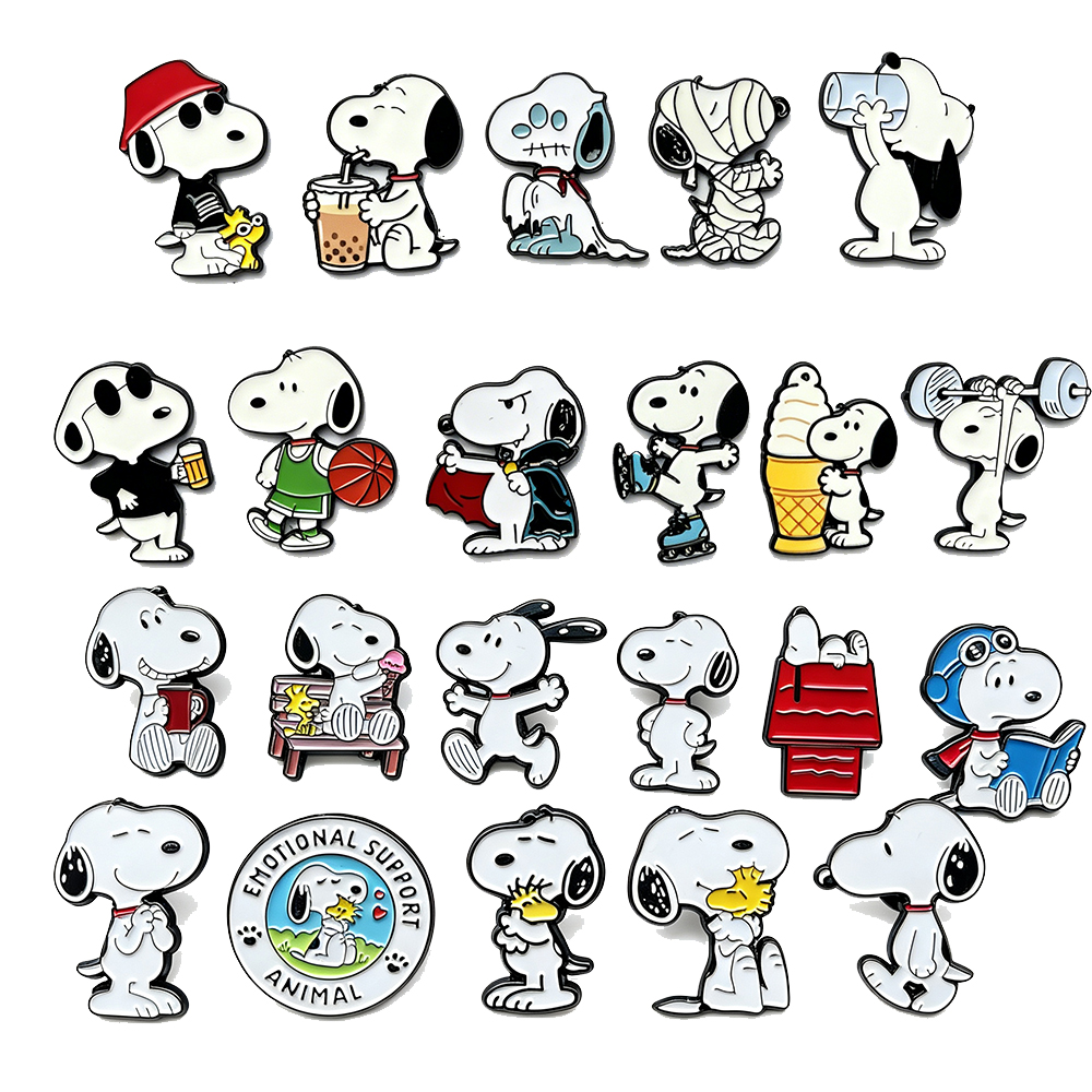Cosplay Prop Bag - 8/10/11pcs Puppy Dog Enamel Pins Set