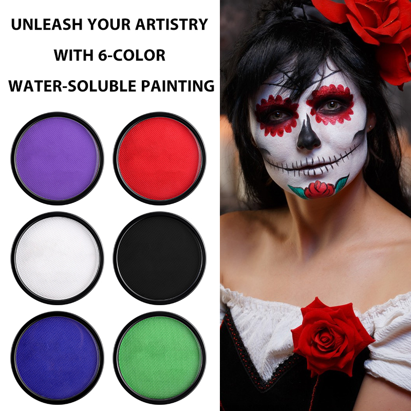 6 Colors Water Activated Face  - Cosplay Prop Paint avis et prix