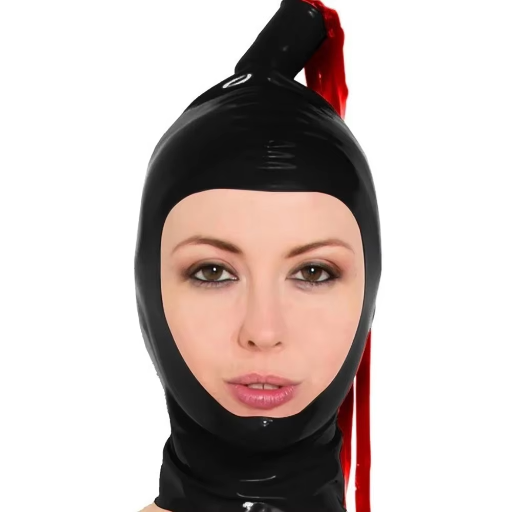 Black Latex Hood with Latex Po - Cosplay Prop Paint avis et prix