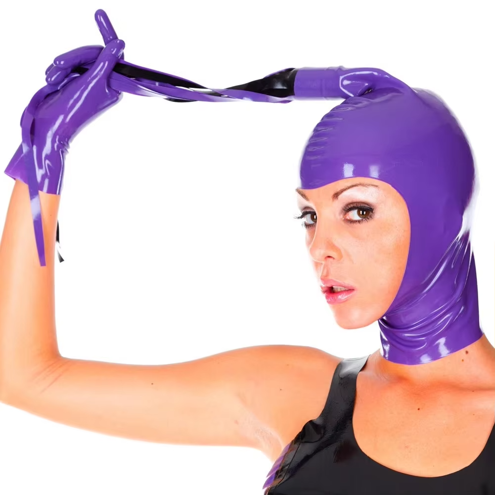 Black Latex Hood with Latex Po - Cosplay Prop Paint avis et prix