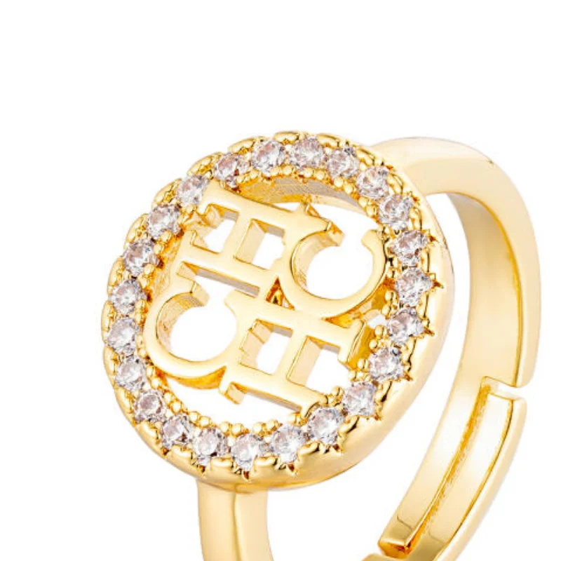 CH Two-Tone Zircon Hollow Lett - Cosplay Prop Designer avis et prix