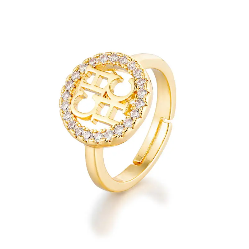 CH Two-Tone Zircon Hollow Lett - Cosplay Prop Designer avis et prix