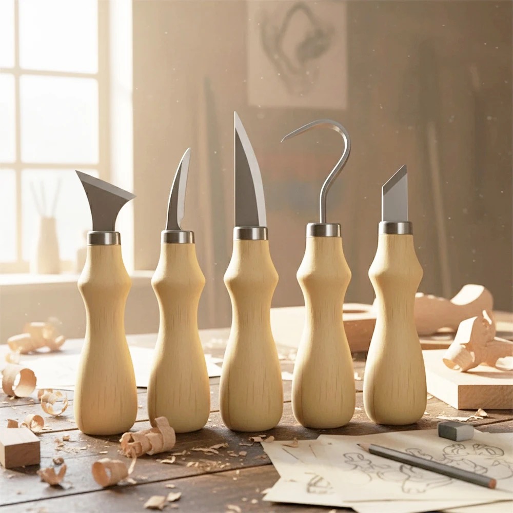 5Pcs Wood Carving Tools Set,Cu - Craft Knife Set avis et prix