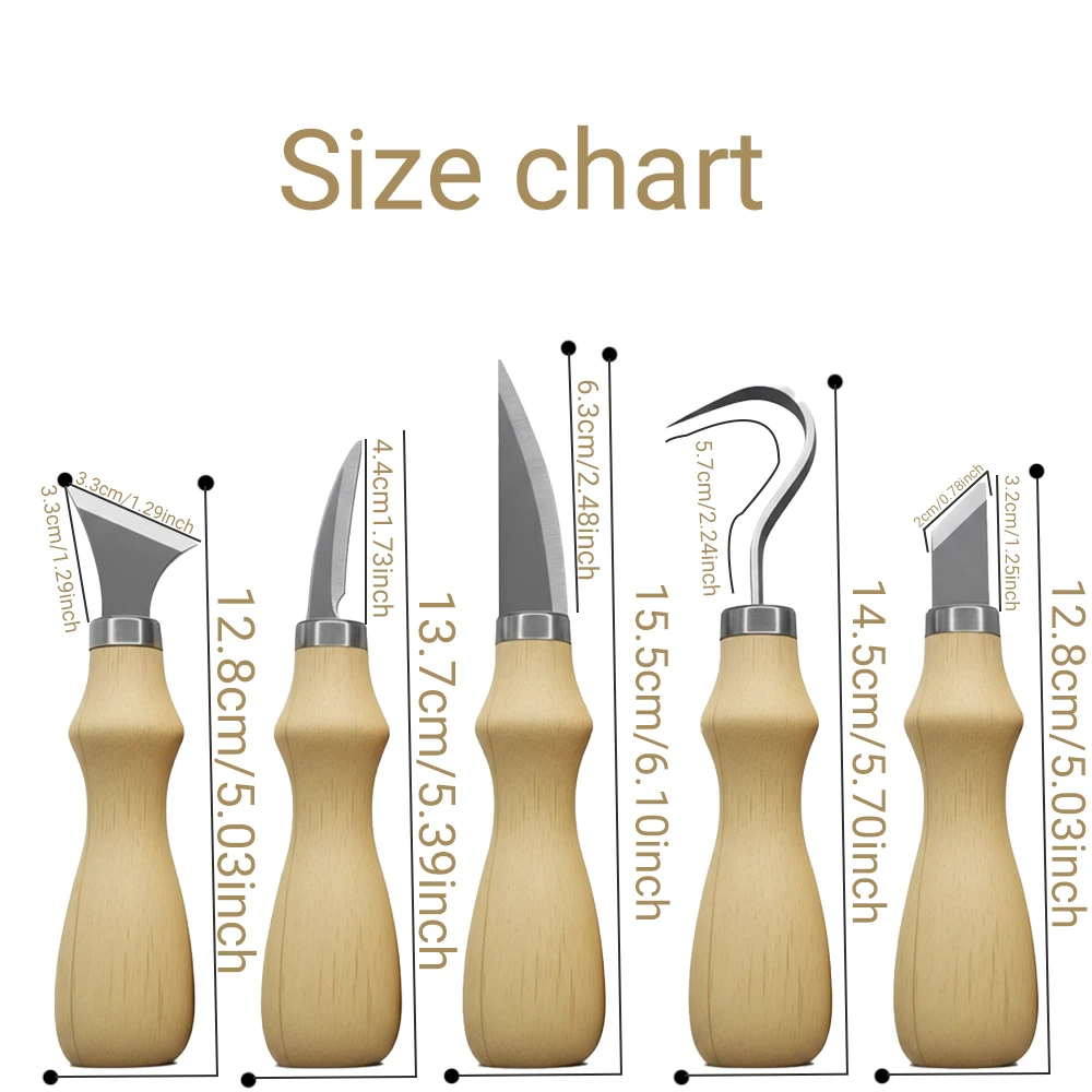 5Pcs Wood Carving Tools Set,Cu - Craft Knife Set avis et prix