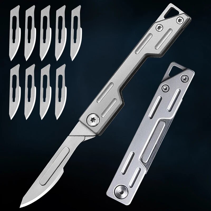 Folding Knife Stainless Steel  - Craft Knife Set avis et prix