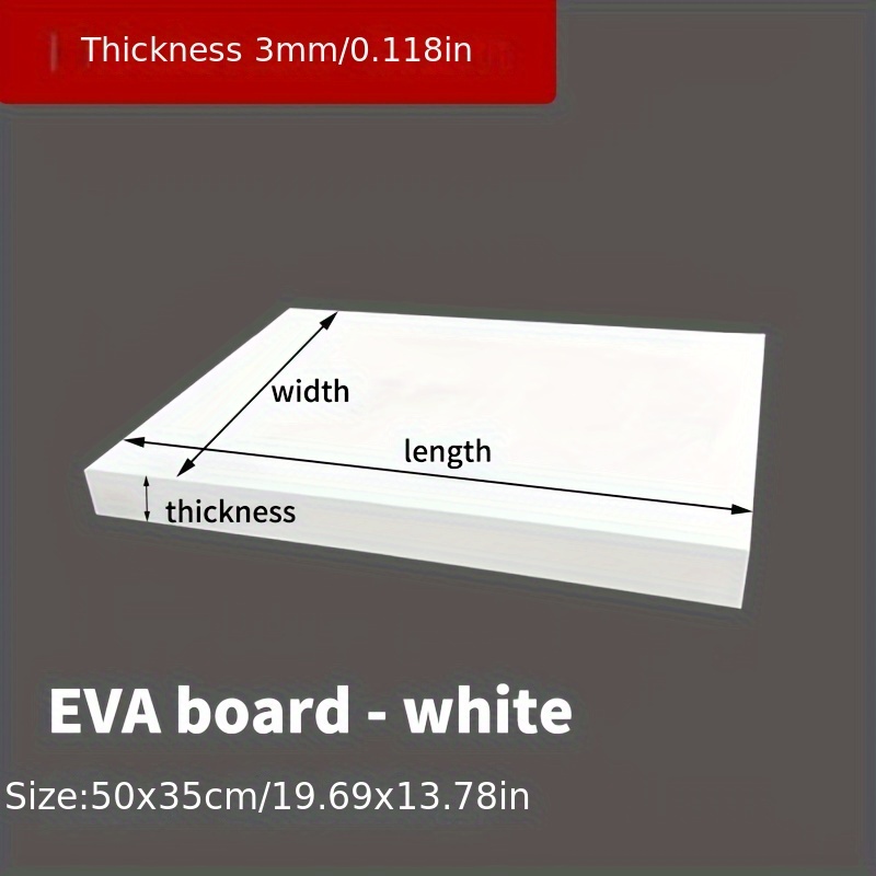 EVA Foam Board 14x39 Inch, 3mm - Cosplay Prop Foam Board avis et prix