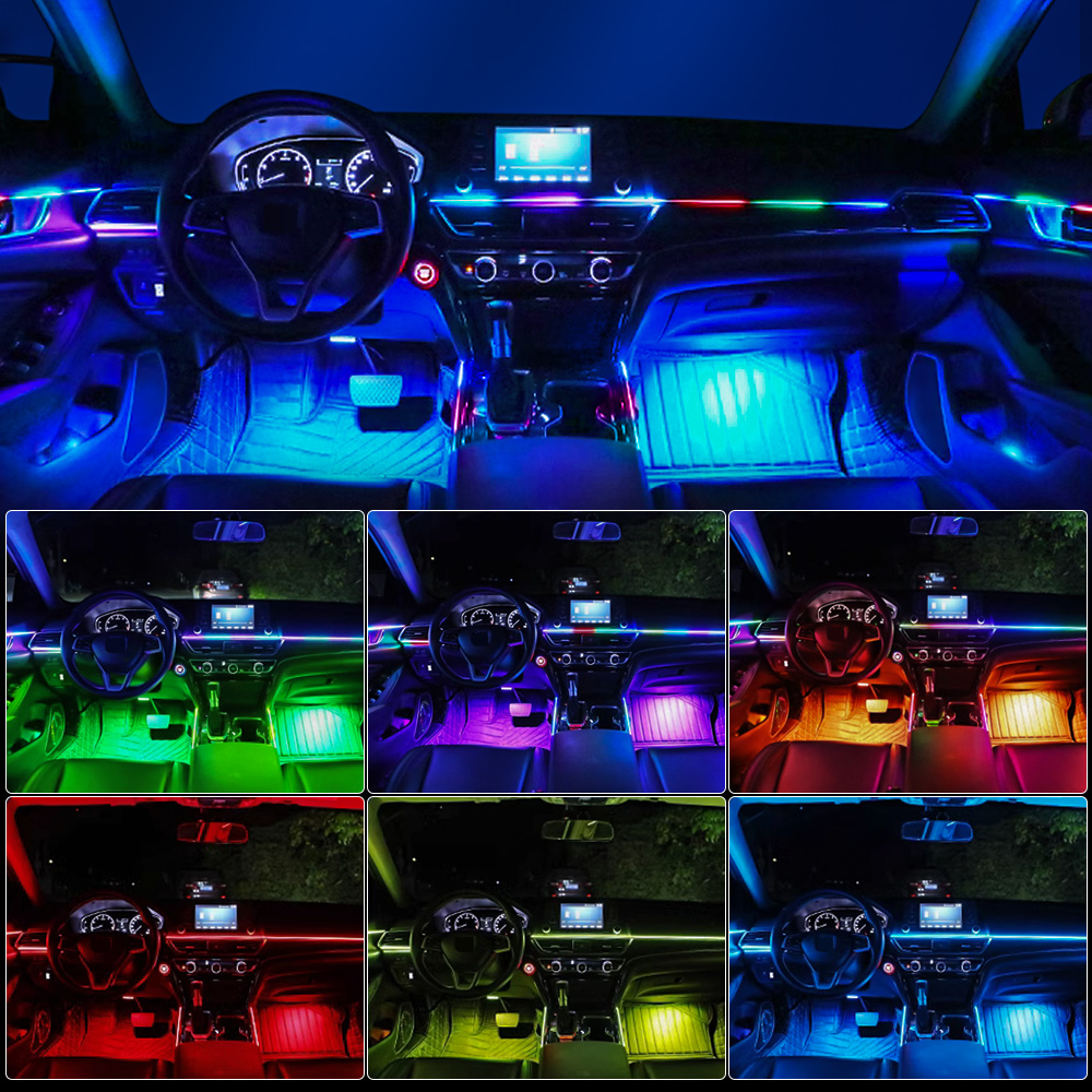 18/22 in 1 Acrylic Led Car Amb - Led El Wire avis et prix
