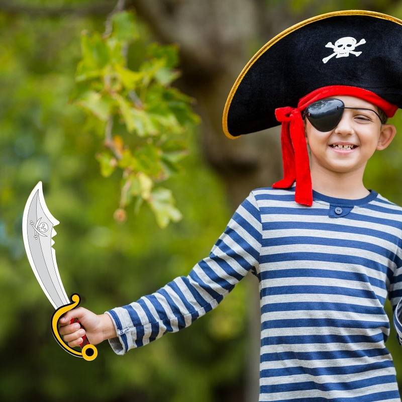 16pcs Kids Wooden Pirate Theme - Cosplay Prop Painting avis et prix