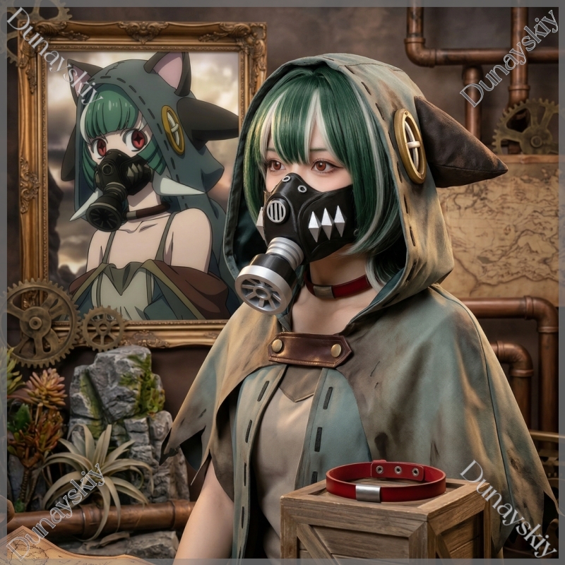 Guita Cyberpunk Gas Mask Green - Cosplay Prop 3D Print avis et prix