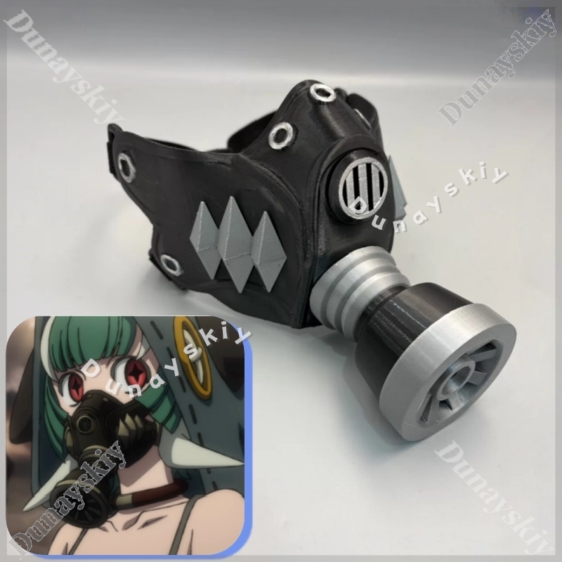 Guita Cyberpunk Gas Mask Green - Cosplay Prop 3D Print avis et prix