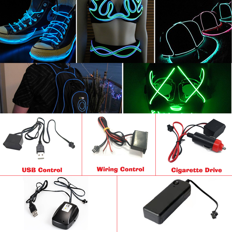 10/5/3M Glow EL Wire Neon Cabl - Led El Wire avis et prix