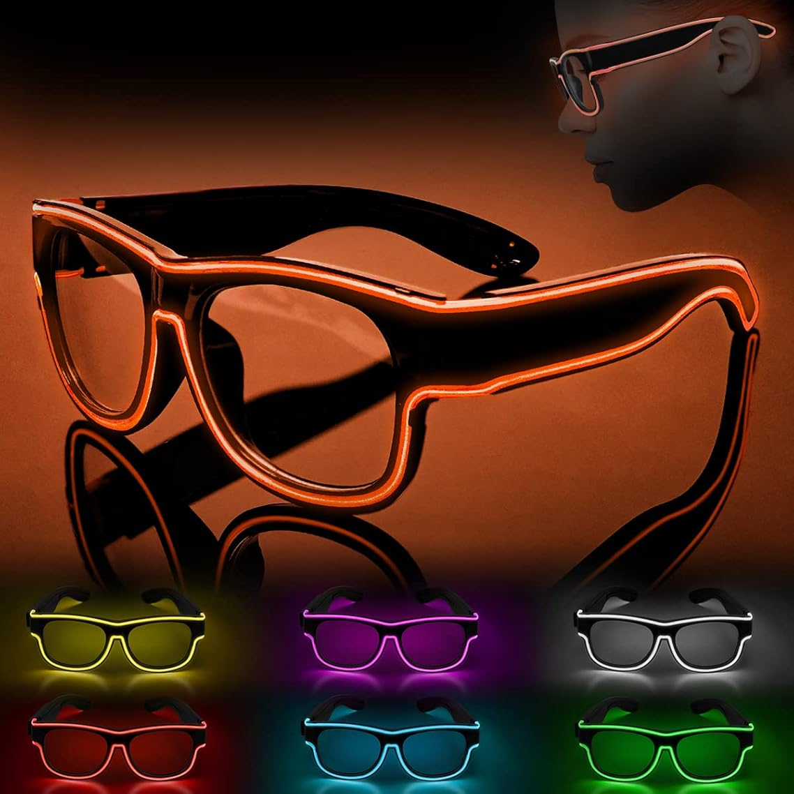 Neon LED Glowing Sunglasses Co - Led El Wire avis et prix