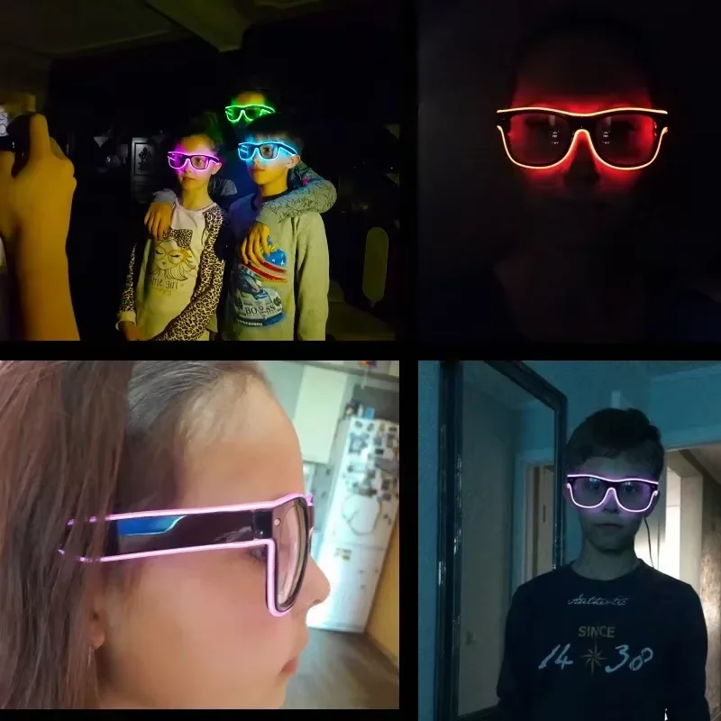 Neon LED Glowing Sunglasses Co - Led El Wire avis et prix