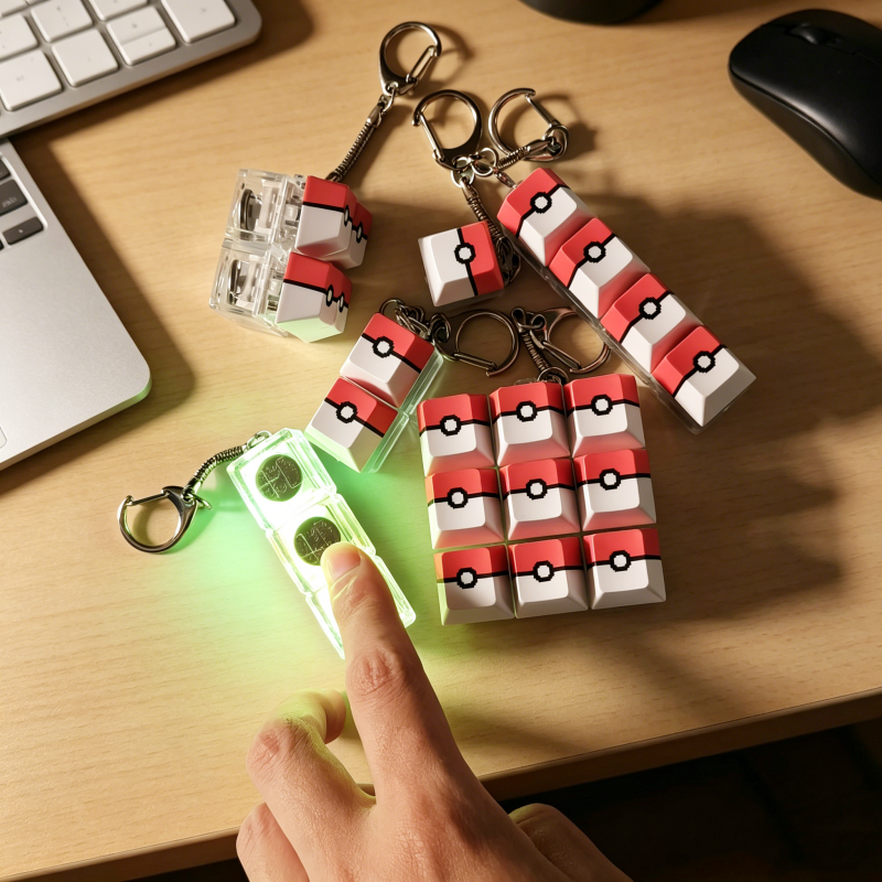 Pokeball Light Up Keyboard Key - Pokeball Cosplay Prop avis et prix