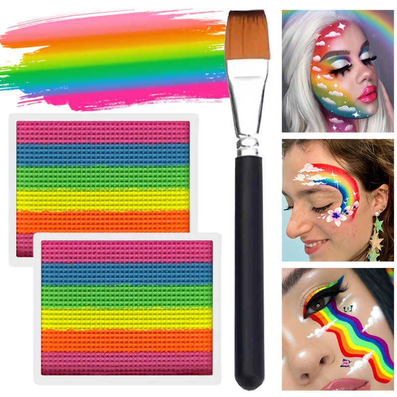 Rainbow Face and Body Paint Se - Cosplay Prop Paint avis et prix