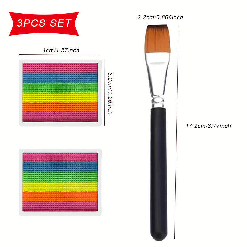 Rainbow Face and Body Paint Se - Cosplay Prop Paint avis et prix