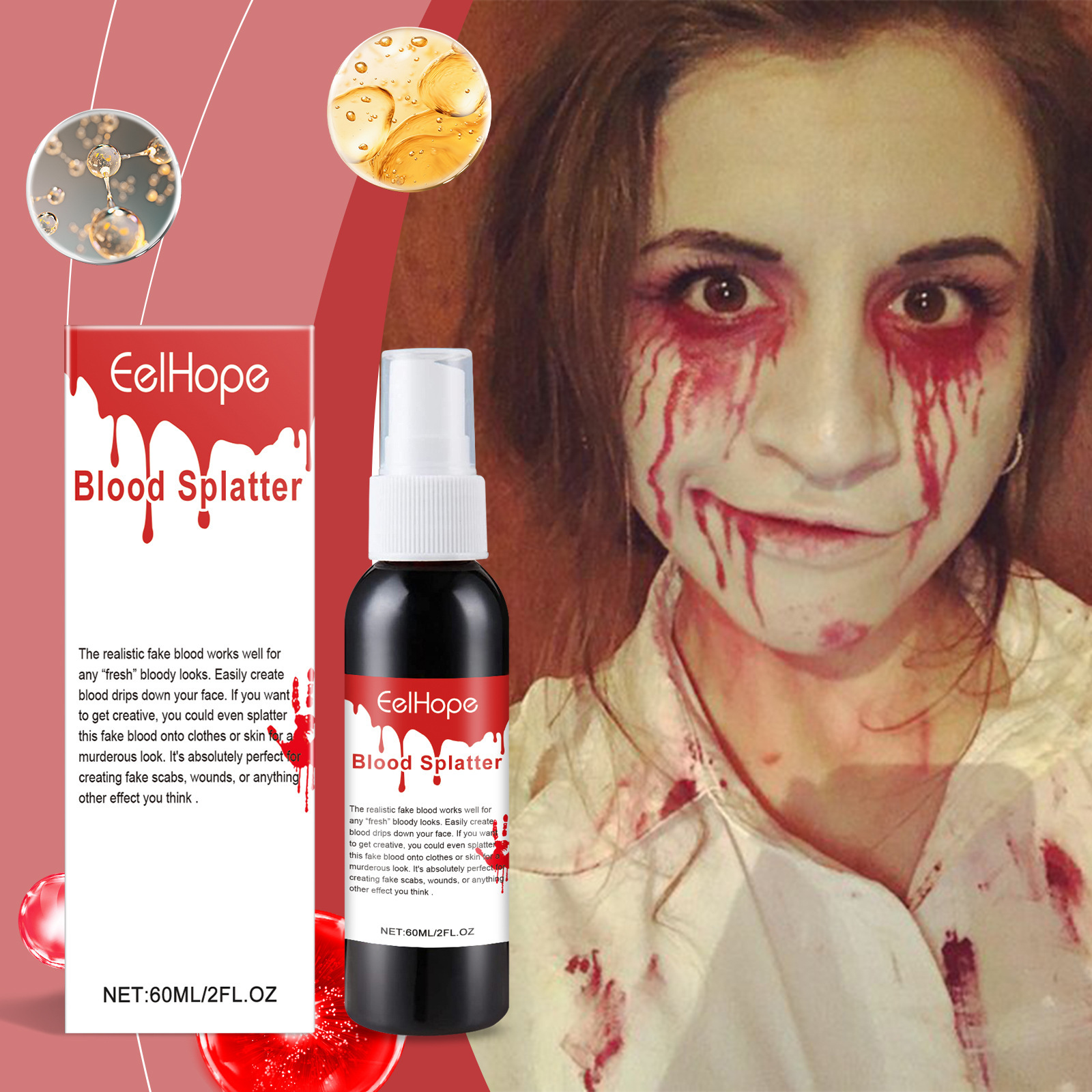 Halloween Emulation Fake Blood - Cosplay Prop Paint avis et prix