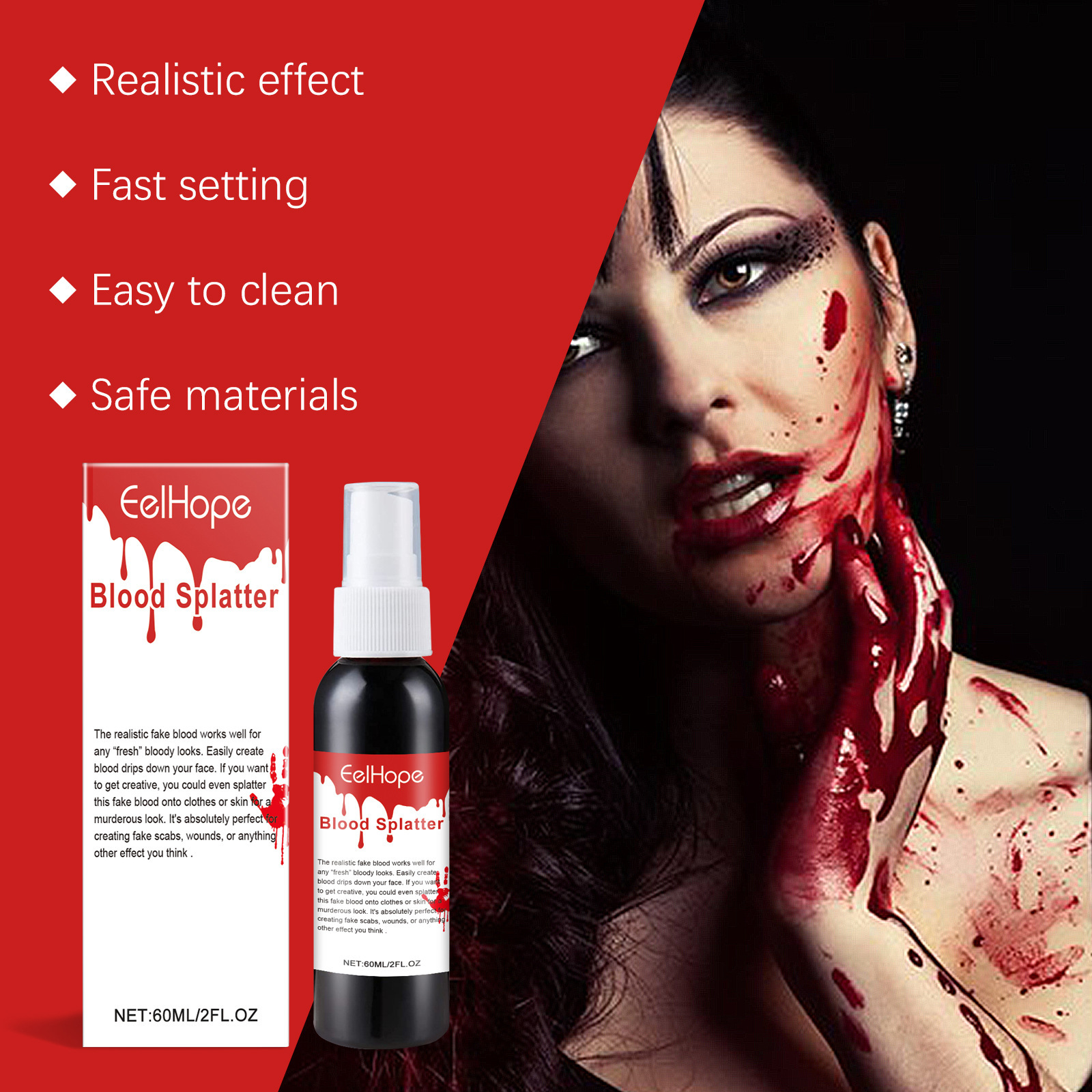 Halloween Emulation Fake Blood - Cosplay Prop Paint avis et prix