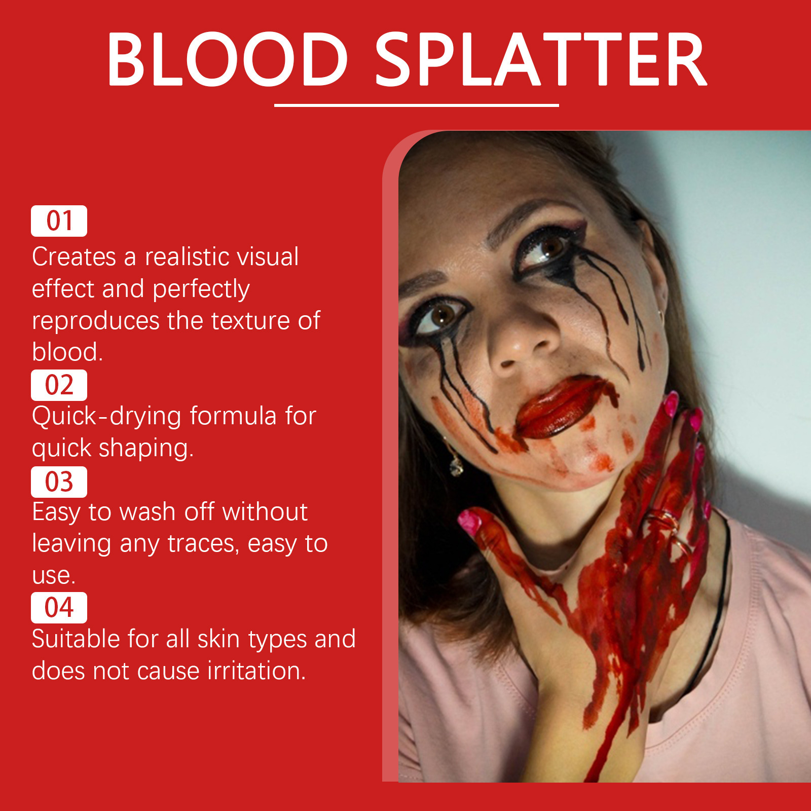 Halloween Emulation Fake Blood - Cosplay Prop Paint avis et prix