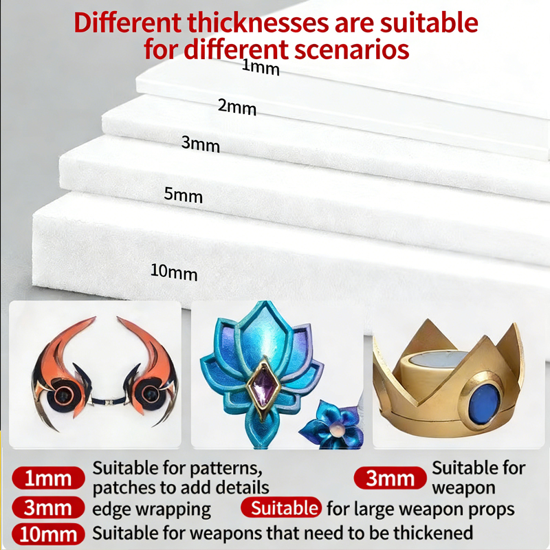 EVA foam sheet material model  - Cosplay Prop Foam Board avis et prix