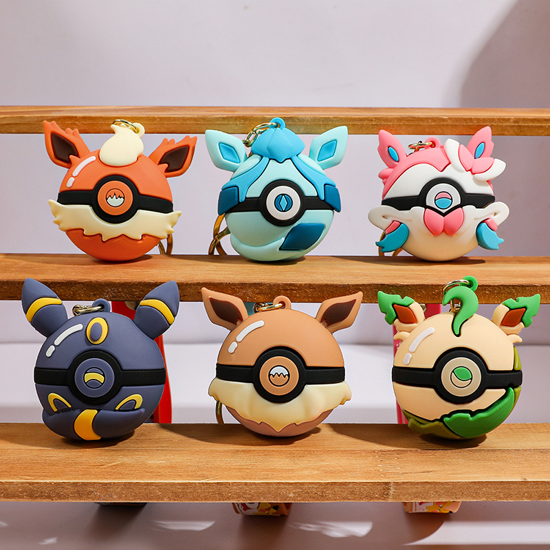 Poke Ball Keychain Set PVC Pok - Pokeball Cosplay Prop avis et prix