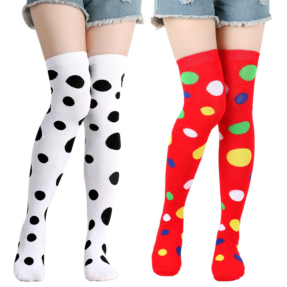 Cartoon Polka-dot Cow Stocking - Cosplay Prop Designer avis et prix