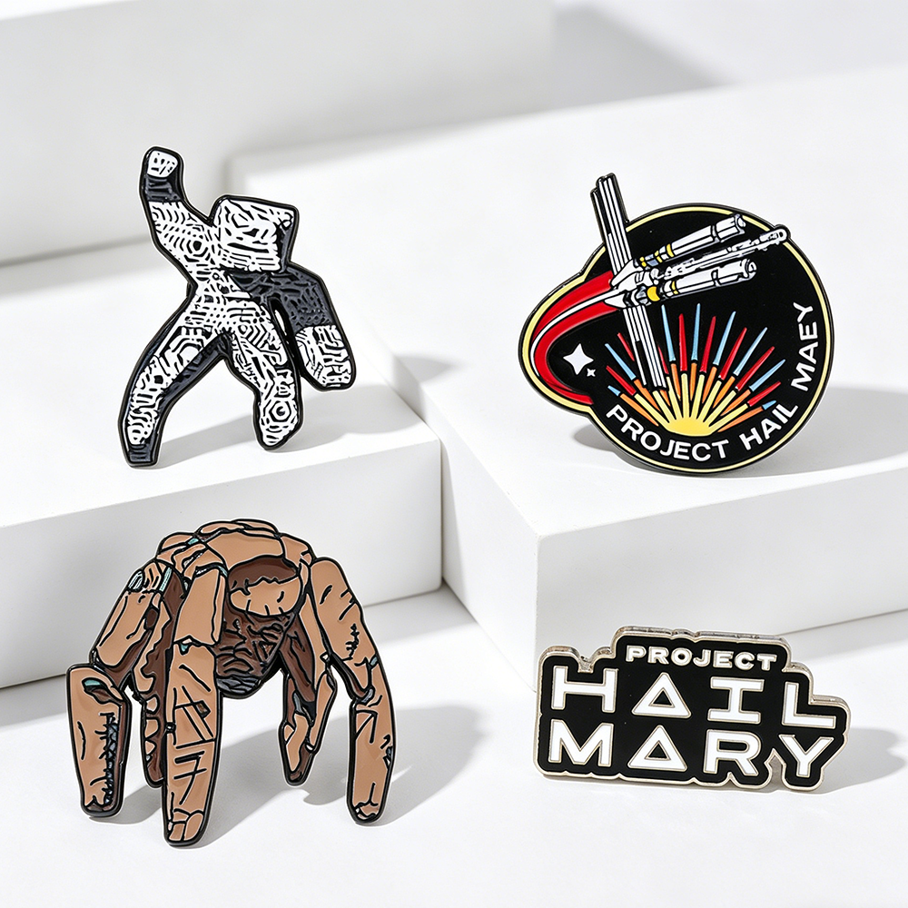 4pc Sci-Fi Enamel Pin Set Proj - Cosplay Prop Bag avis et prix