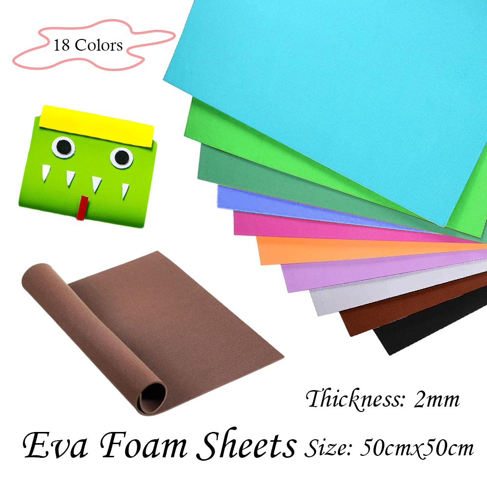 18 Colors 2mm Thick Colorful   - Eva Foam Sheet avis et prix