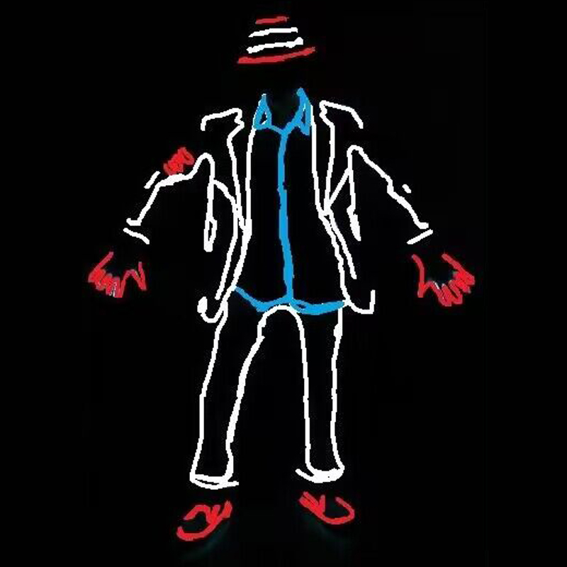 EL Wire Glowing Jazz Dance Cos - Led El Wire avis et prix