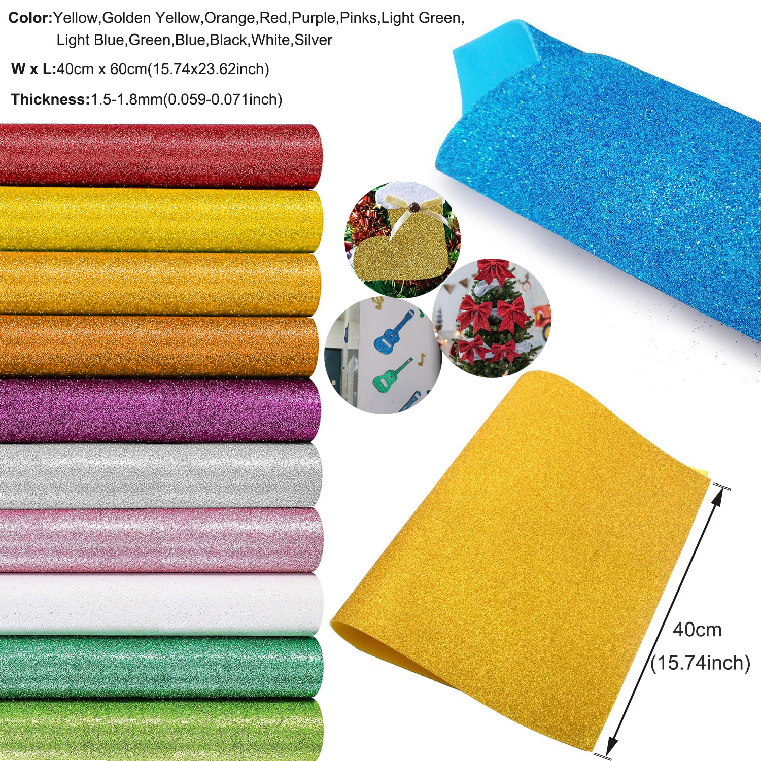 1pcs Sparkling Golds EVA Foam  - Eva Foam Sheet avis et prix