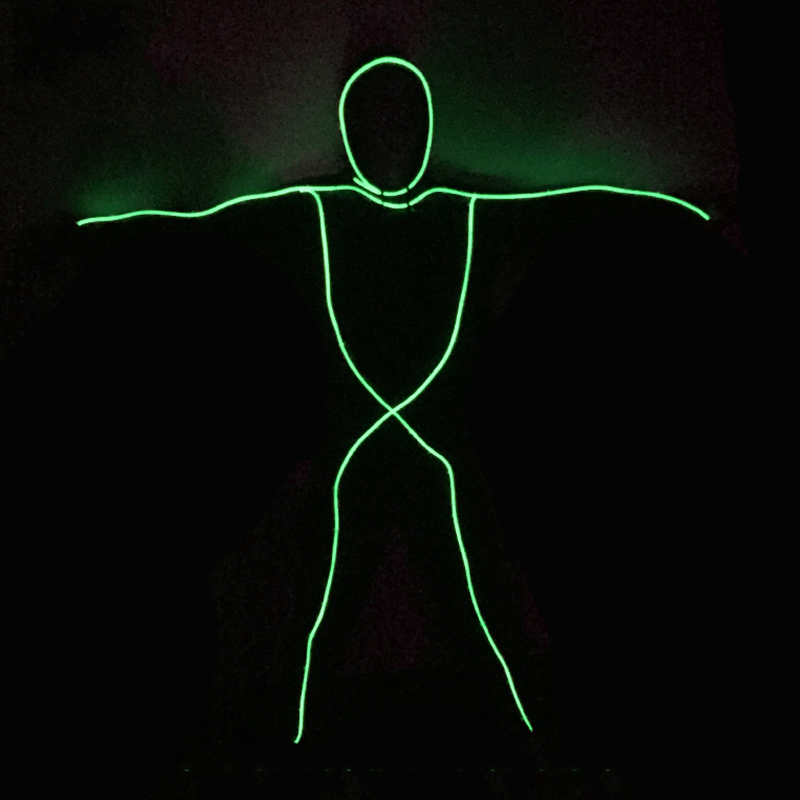 EL Wire Suit Clothings LED Cos - Led El Wire avis et prix