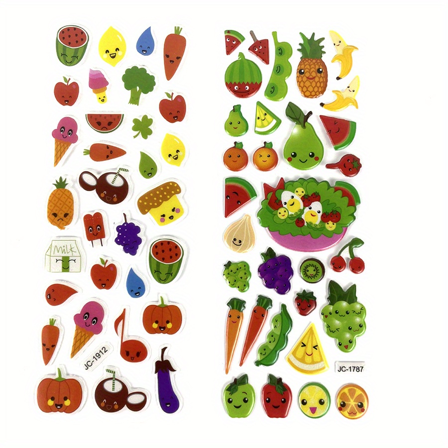 6 Sheets 3D Puffy Stickers Foa - Eva Foam Sheet avis et prix