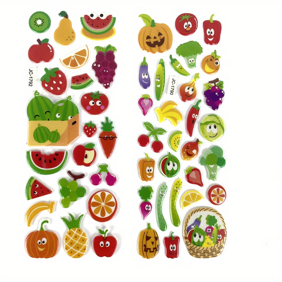 6 Sheets 3D Puffy Stickers Foa - Eva Foam Sheet avis et prix