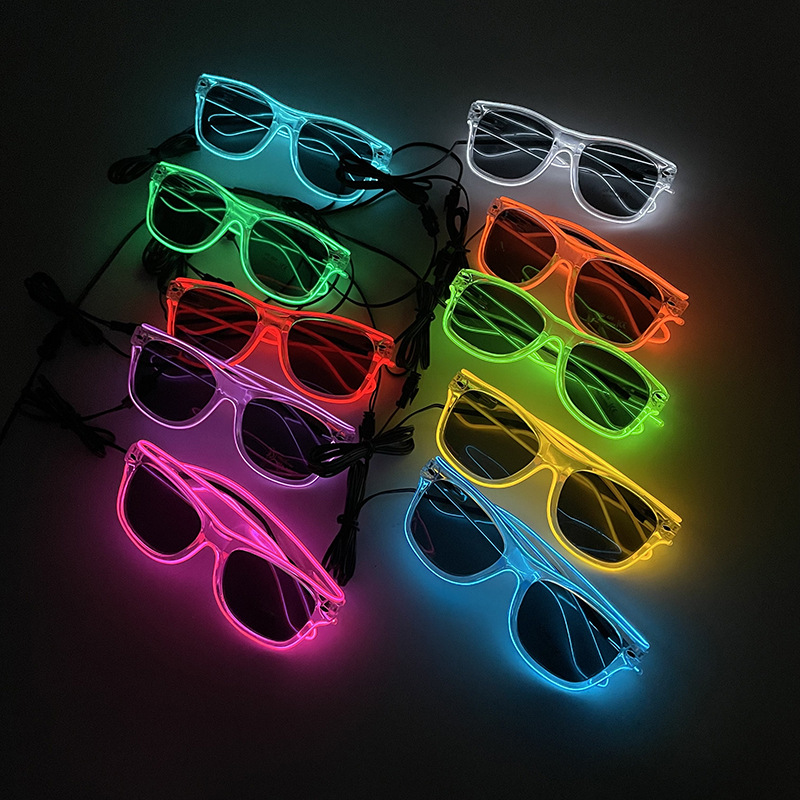 1Pcs Led Glasses Neon Glow Sun - Led El Wire avis et prix