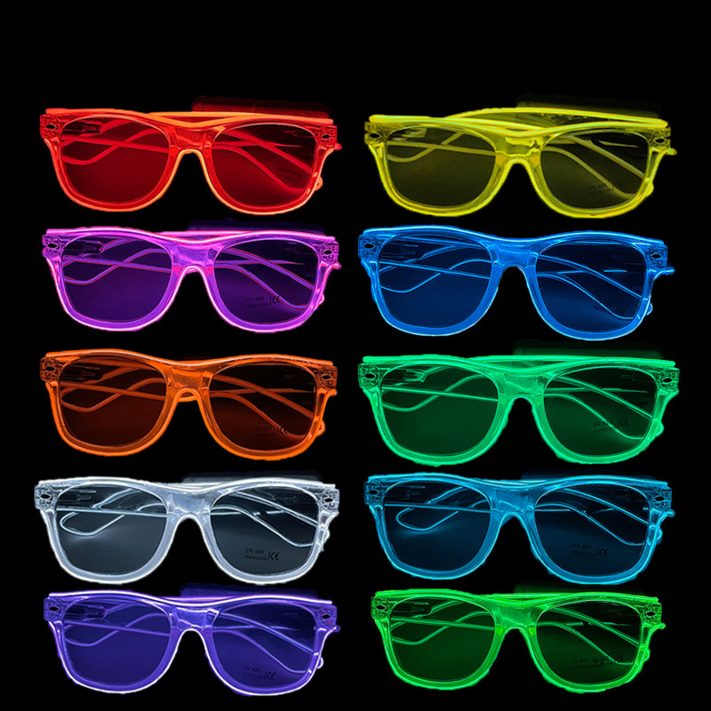 1Pcs Led Glasses Neon Glow Sun - Led El Wire avis et prix