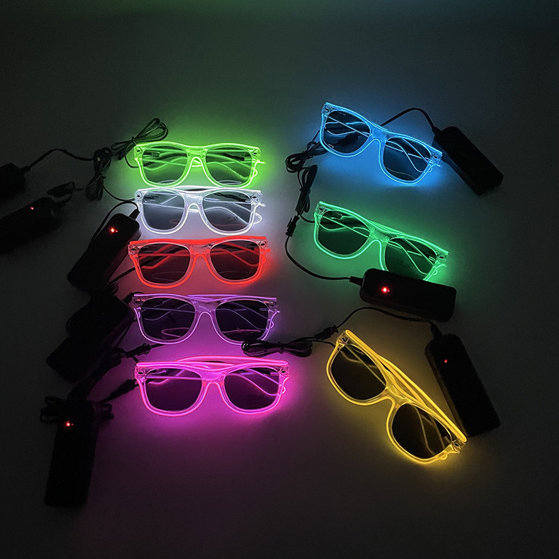 1Pcs Led Glasses Neon Glow Sun - Led El Wire avis et prix