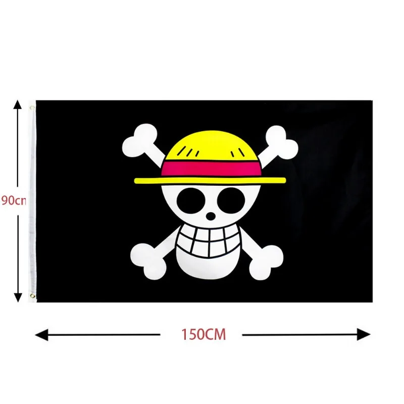 One Piece 90x150cm Pirate Skul - Cosplay Prop Painting avis et prix