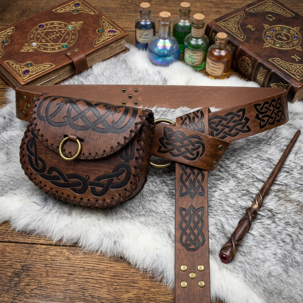 Medieval Viking Embossed Leath - Cosplay Prop Patterns avis et prix