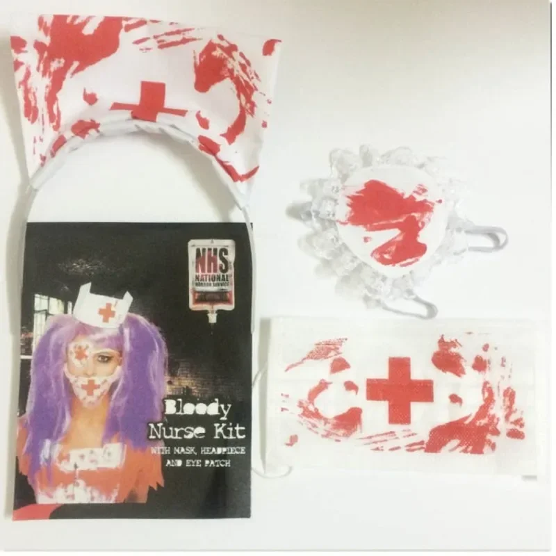 3pcs/Set Halloween Bloody Nurs - Cosplay Prop Kit avis et prix